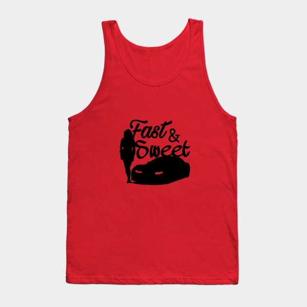 Car Lover Girls Desing Tank Top by SGcreative